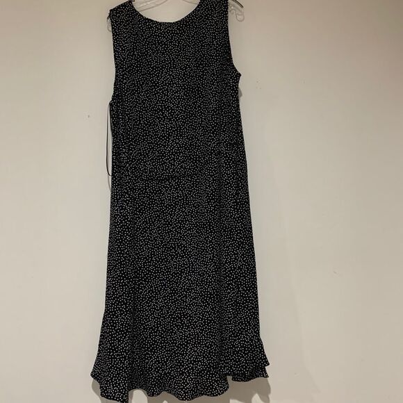 Croft & Barrow Wrapped Dot Midi Dress NWT - Picture 3 of 3